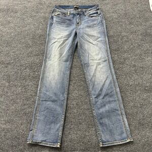 Rank 45 Jeans Womens Size 30W x 32L Blue Straight Leg Stretch Casual Light Wash
